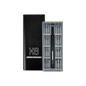 Premium Precision 49pc Multi Tip Screw Driver Set, w/magnetic cassette holder Black by Arrowmax