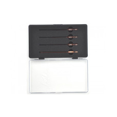 POWER TOOL TIP SET 4 PIECES WITH PLASTIC CASE 1/16