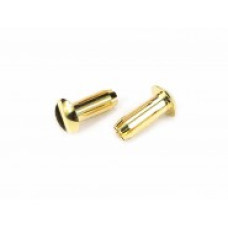 Low Profile 5mm Lipo Battery connector 24K (2) by Arrowmax (5x13mm) SRP $9.78