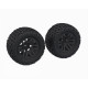 DBOOTS 'FORTRESS MT' Tire Set Glued (Black) (2pcs) 223S Granite by ARRMA SRP $77.16