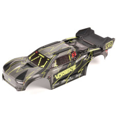 VORTEKS 2WD Painted Decaled Trimmed Body Set - Hidden Body Mount  (Yellow/Black) by Arrma SRP $88.63