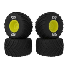 dBoots Chevron MT Tire Set Glued (Yellow) (2 Pairs) - GROM by ARRMA SRP $62.98