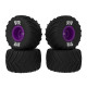 dBoots Chevron MT Tire Set Glued (Purple) (2 Pairs) - GROM by Arrma SRP $44.29