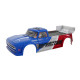 INFRACTION 4X4 All Road 3S BLX Painted Decaled Trimmed Body (Blue/Red) by Arrma SRP $186.20