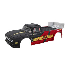 INFRACTION 4X4 All Road 3S BLX Painted Decaled Trimmed Body (Black/Red) by Arrma SRP $186.20 INFRACTION 4X4 All Road 3S BLX Painted Decaled Trimmed Body (Black/Red) by Arrma SRP $186.20