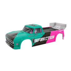 INFRACTION 4X4 All Road 3S BLX Painted Decaled Trimmed Body (Teal/Pink) by Arrma SRP $186.20 INFRACTION 4X4 All Road 3S BLX Painted Decaled Trimmed Body (Teal/Pink) by Arrma SRP $186.20