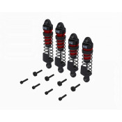 Shock Set, F/R Assembled,700cst Oil (Red) (4Pcs) - Mini Kraton by ARRMA SRP $99.74 Shock Set, F/R Assembled,700cst Oil (Red) (4Pcs) - Mini Kraton by ARRMA SRP $99.74