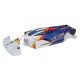 LIMITLESS Painted Decaled Trimmed Body (White/Blue) by Arrma SRP $177.31