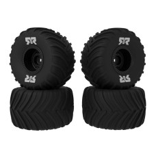 dBoots Chevron MT Tire Set Glued (Black) (2 Pairs) - GROM by Arrma SRP $44.29