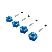 12mm Wheel Hex set (Metal) 4pcs- Blue by Arrma SRP $29.65