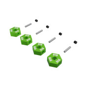 12mm Wheel Hex set (Metal) 4pcs- Green by Arrma SRP $29.65