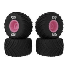 dBoots Chevron MT Tire Set Glued (Pink) (2 Pairs) - GROM by Arrma SRP $44.29