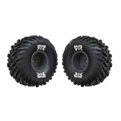 dBoots Cut Chevron MT Tire Set Glued - Gun metal by Arrma SRP $65.85