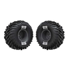 dBoots Cut Chevron MT Tire Set Glued - Gun metal by Arrma SRP $65.85