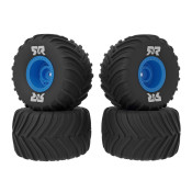 dBoots Chevron MT Tire Set Glued (Blue) (2 Pairs) - GROM by Arrma SRP $62.98