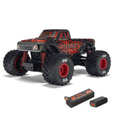 1/16 QUAKE GROM 4X4 RTR Brushed Monster Truck (Battery & Charger Included), Red by ARRMA SRP $469.01