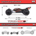 TYPHON GROM 223S BLX Brushless 4X4 Small Scale 1/14 Buggy RTR, Silver by ARRMA (Requires Battery and Charger) SRP $448.98