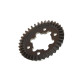 Metal Main Diff Gear (37T,1.35M) Std part 4S V2 Kraton Outcast. Upgrade Part Mega 4x4 3S BLX Senton, Granite, Typhon, Vorteks, Infraction, Big Rock by ARRMA