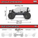 1/10 GORGON 2WD Ready-To-Assemble Kit Brushed Monster Truck (Battery & Charger Included), Clear Body by ARRMA SRP $399.95