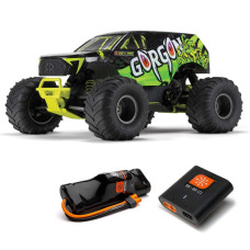 1/10 GORGON 2WD RTR Brushed Monster Truck (Battery & Charger Included), Yellow by Arrma SRP $399.95 1/10 GORGON 2WD RTR Brushed Monster Truck (Battery & Charger Included), Yellow by Arrma SRP $399.95
