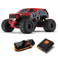 1/10 GORGON 2WD RTR Brushed Monster Truck (Battery & Charger Included), Red by Arrma SRP $399.95