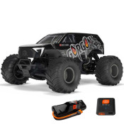 1/10 GORGON 2WD RTR Brushed Monster Truck (Battery & Charger Included), Gun Metal by ARRMA SRP $399.95 1/10 GORGON 2WD RTR Brushed Monster Truck (Battery & Charger Included), Gun Metal by ARRMA SRP $399.95