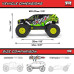 1/10 GORGON 2WD RTR Brushed Monster Truck (Battery & Charger Included), Purple by ARRMA SRP $399.95 1/10 GORGON 2WD RTR Brushed Monster Truck (Battery & Charger Included), Purple by ARRMA SRP $399.95
