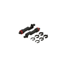Shock Set, Front (2) Bore:11mm, Length:101mm, Piston:2x1.3mm, Oil:500cst by ARRMA SRP $53.41 Shock Set, Front (2) Bore:11mm, Length:101mm, Piston:2x1.3mm, Oil:500cst by ARRMA SRP $53.41