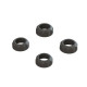 Shock Cap (4): 4X4 - Black by Arrma SRP $15.72