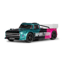 1/8 ARRMA INFRACTION 223S DSC 4x4 ALL Road Street Bash 65+ MPH RTR Teal/Pink by ARRMA SRP $999.03 1/8 ARRMA INFRACTION 223S DSC 4x4 ALL Road Street Bash 65+ MPH RTR Teal/Pink by ARRMA SRP $999.03