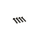 Button Head Hex Machine Screw M4x22mm (4)