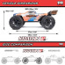 1/8 KRATON 6S V6 4X4 BLX Brushless Speed Monster Truck RTR, Blue/Orange by ARRMA SRP $1299.04