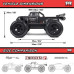 1/8 NOTORIOUS 6S V6 4X4 BLX Brushless Stunt Truck RTR, Black by ARRMA SRP $1299.04
