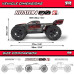 1/8 KRATON 4X4 6S EXB BLX BRUSHLESS V6 SPEED TRUCK RTR, BLACK by ARRMA SRP $1880.95 1/8 KRATON 4X4 6S EXB BLX BRUSHLESS V6 SPEED TRUCK RTR, BLACK by ARRMA SRP $1880.95