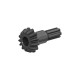 AR310886 CNC Metal Input Gear 13T upgrade for Granite, Senton, Bigrock 4X4 3S BLX (Requires AR310772 & AR310885) or ARA311152 by ARRMA