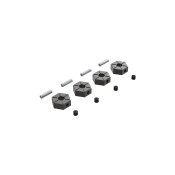 AR310816 Wheel Hex Metal 12mm (4) Suits Bigrock BLX, Option for Granite, Senton, 4X4 Mega & BLX by ARRMA AR310816 Wheel Hex Metal 12mm (4) Suits Bigrock BLX, Option for Granite, Senton, 4X4 Mega & BLX by ARRMA