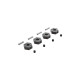AR310816 Wheel Hex Metal 12mm (4) Suits Bigrock BLX, Option for Granite, Senton, 4X4 Mega & BLX by ARRMA