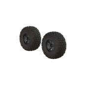 AR550043 Fortress SC Tire Set Glued Blk Chrm (2) Suit Senton Mega & 3S BLX by ARRMA AR550043 Fortress SC Tire Set Glued Blk Chrm (2) Suit Senton Mega & 3S BLX by ARRMA