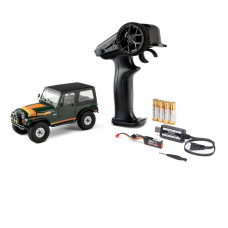 1/30 SCX30 Jeep CJ-7 Renegade 4X4 RTR Brushed Rock Crawler (Battery & Charger Included), Classic Green by Axial SRP $269.01