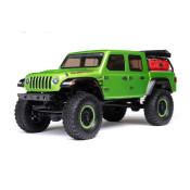 1/24 SCX24 Jeep JT Gladiator 4X4 RTR Brushed Rock Crawler (Battery & Charger Included), Green by Axial SRP $293.42