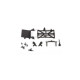 Chassis Parts, Long Wheel Base 133.7mm: SCX24 by Axial