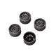 1.0 Method MR307 Hole Wheels (4pcs): SCX24 by Axial