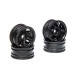 1.0 ROCKSTER WHEELS BLACK (4): SCX24, AX24 by Axial SRP $11.85
