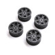 1.0 Ford Bronco Wheel Black (4): SCX24 by Axial SRP $11.85
