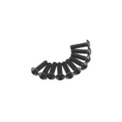 AXA115 Hex Socket Button Head M3x10mm Black (10) AXA115 Hex Socket Button Head M3x10mm Black (10)