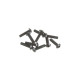 AXA116 Hex Socket Button Head M3x12mm Black (10)