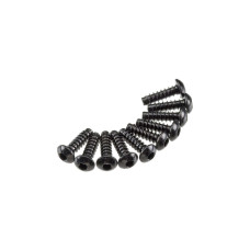 AXA435 Hex Tap Button Head M3x10mm Black (10)