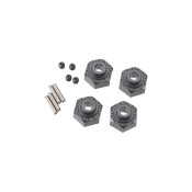AX30429 Aluminum Hex Hub 12mm Black (4) by Axial AX30429 Aluminum Hex Hub 12mm Black (4) by Axial