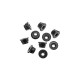 AXA1045 Nylon Locknut M4 Black (10)