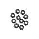 AXA1053 Nylon Locking Hex Nut M3 Black (10) by Axial SRP $12.64